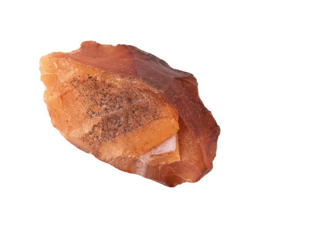 1 Carnelian rough crystal. Crystals and stones for productivity.